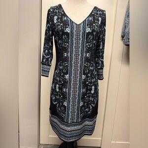 Reversible White House Black Market Dress. Size L